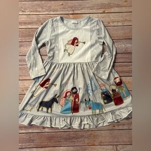 Kids Nativity Scene Costume Dress - Multicolor